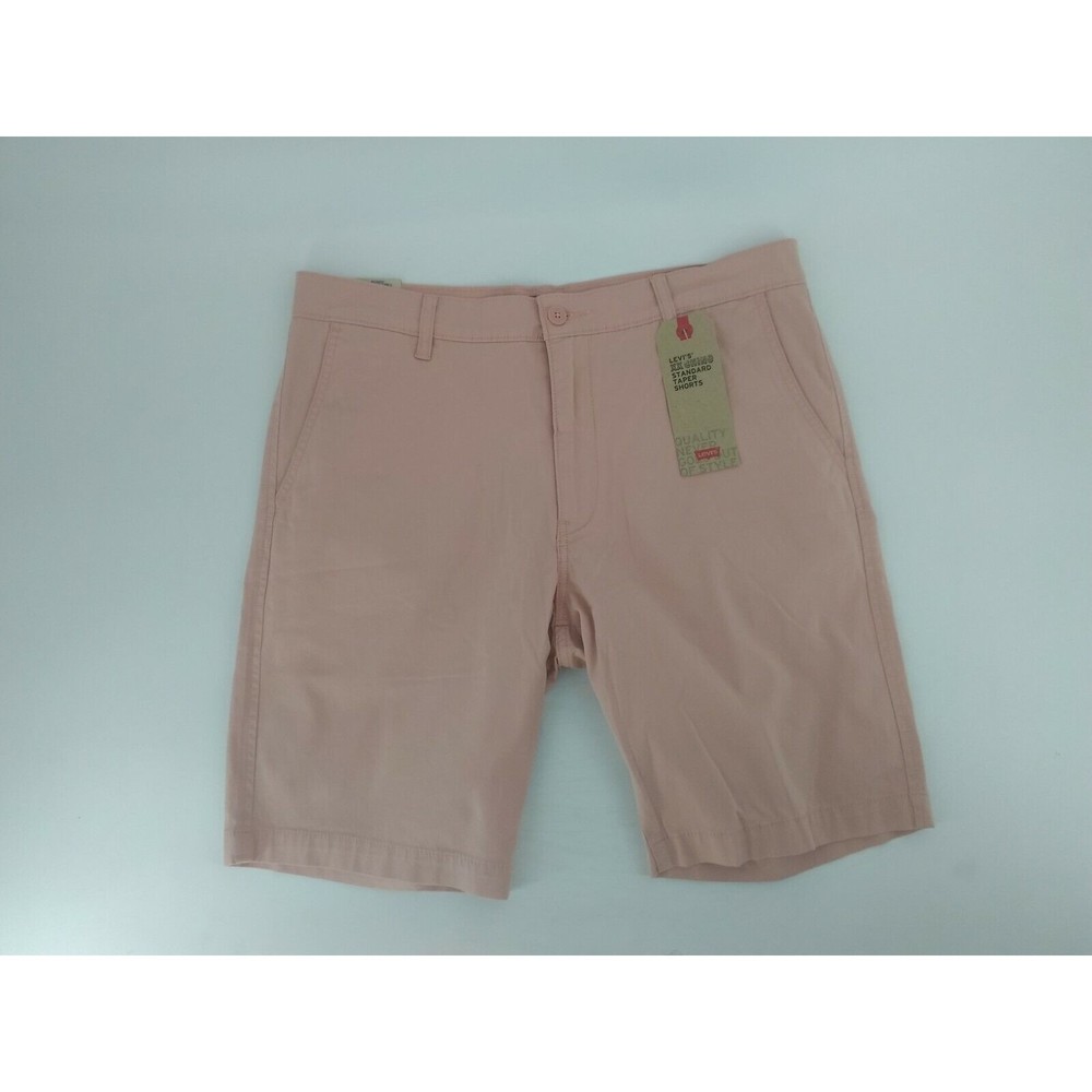 LEVI'S XX STANDARD TAPER STRETCH CHINOS SHORTS MENS SIZE 36 ZIP FLY NWT